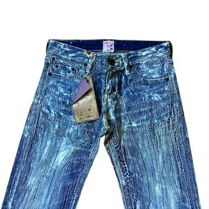 PRPS vintage women’s straight leg acid wash jeans size 25